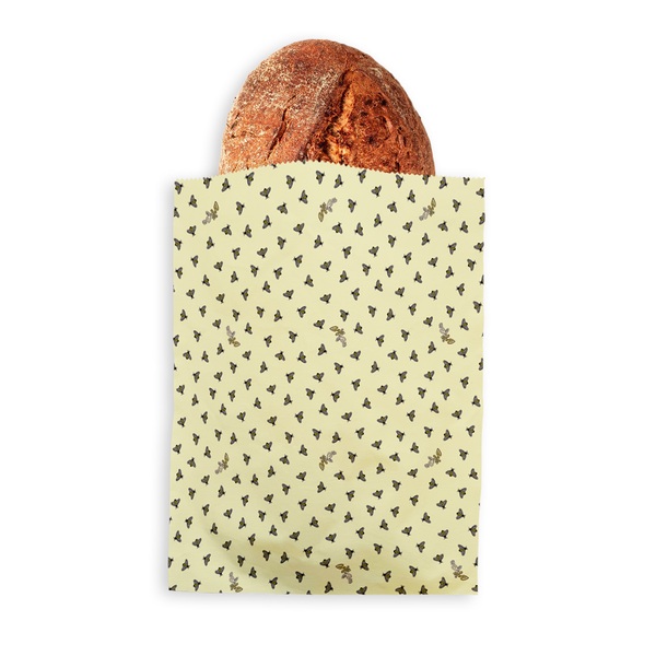 Beeswax bag - XL, Yellow bees, 1 pc