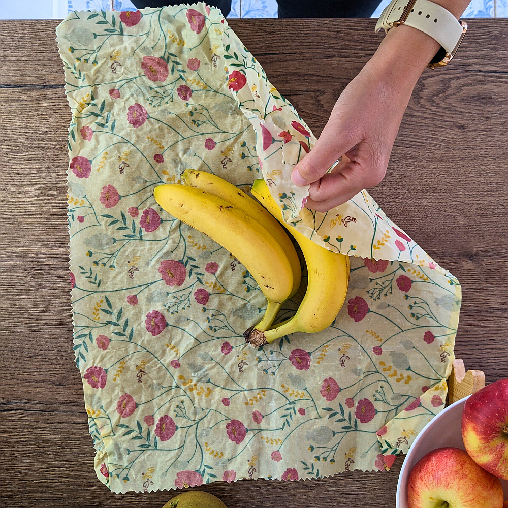 Beeswax wraps - Multipack XL/M/M/S - Flowers