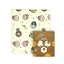 Beeswax wrap - XL, Happy donuts, 1 pc