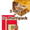 Rodinný balíček | 3 x vrecko XL + 3 x obrúsky Multipack