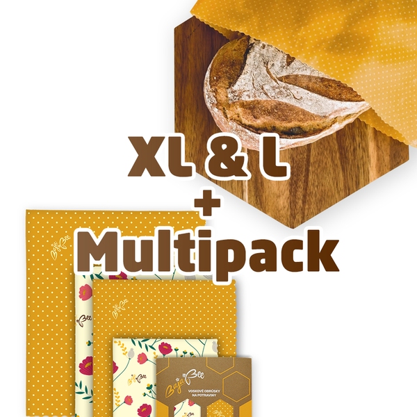 Balíček pre gazdinku | vrecko XL a L + obrúsky Multipack