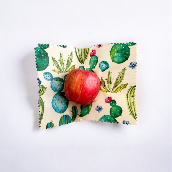 Beeswax wraps - Multipack XL/M/M/S - Cacti