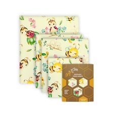 Beeswax wraps - Multipack XL/M/M/S - Ladybugs