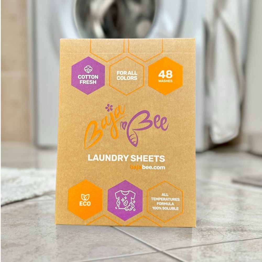 BajaBee Laundry Sheets - Cotton Fresh, 48 Loads