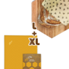 Minimalist Bundle | Beeswax bag L + Beeswax wrap XL