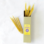 Birthday beeswax candles - 12 pcs