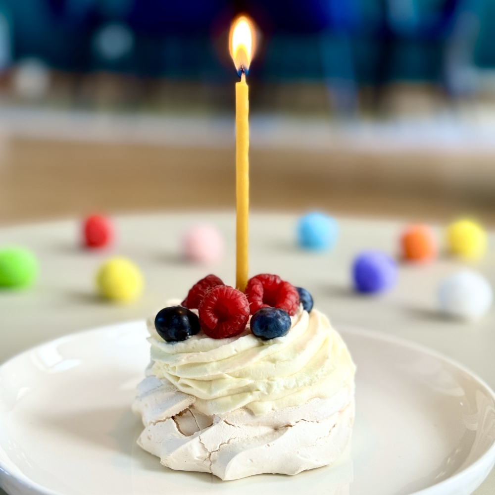 Birthday beeswax candles - 12 pcs