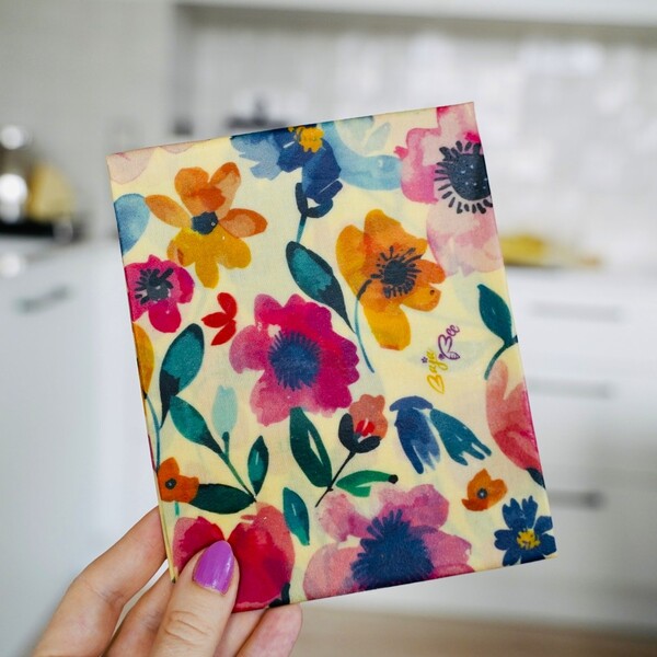 Beeswax bag - L, Bloom, 1 pc