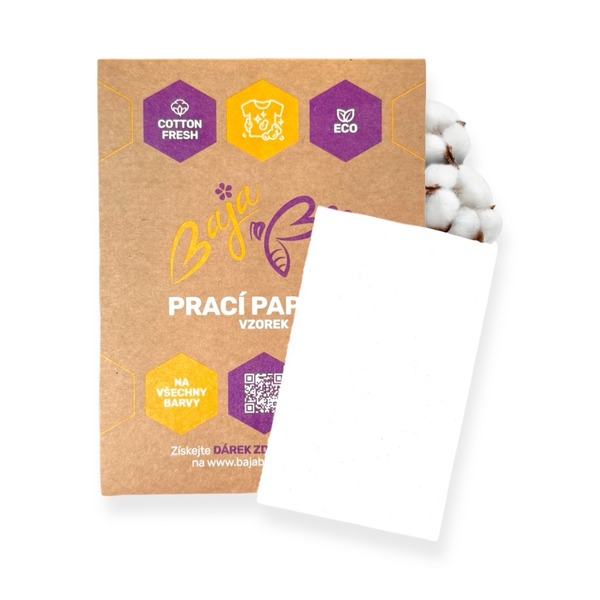 Probă detergent bandă – Cotton Fresh, 1 spălare