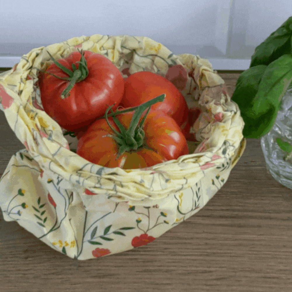 Voskovaný pytlík - XL, Květy, 1 ks