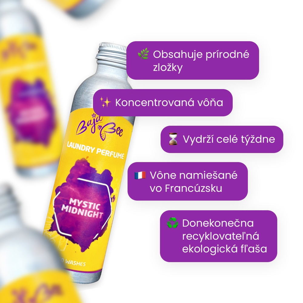 Parfém na pranie - Mystic Midnight, 250 ml, 50 praní