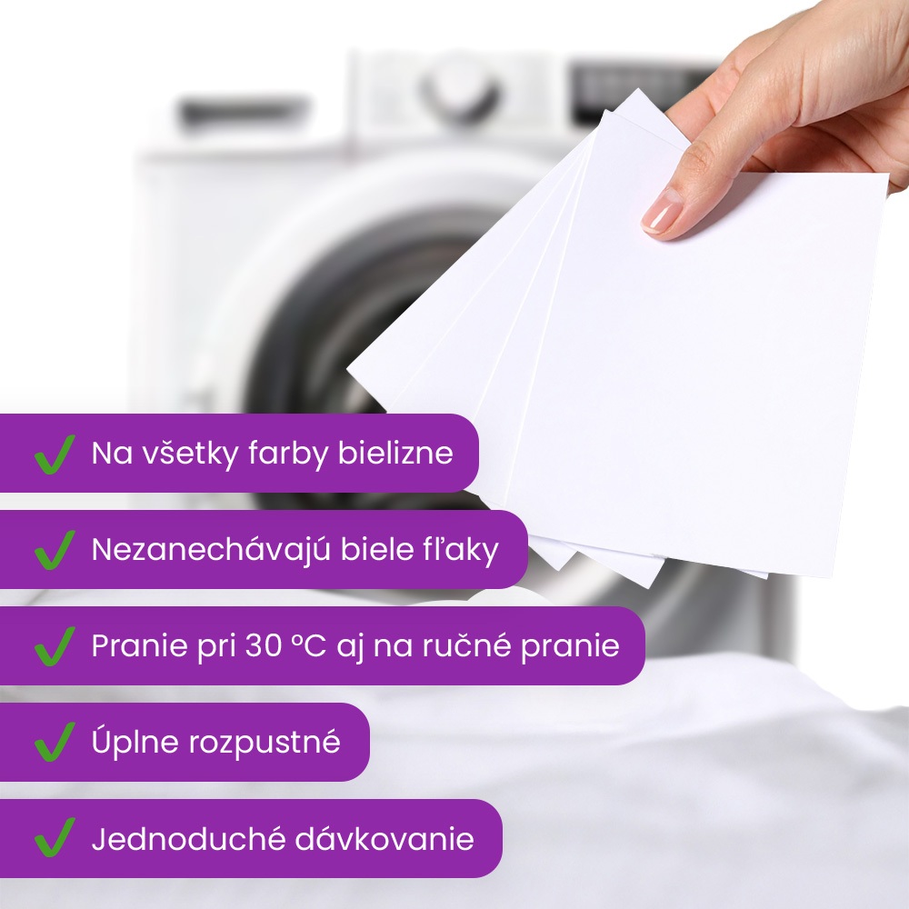 Vzorka pracieho pásika - Cotton Fresh, 1 pranie