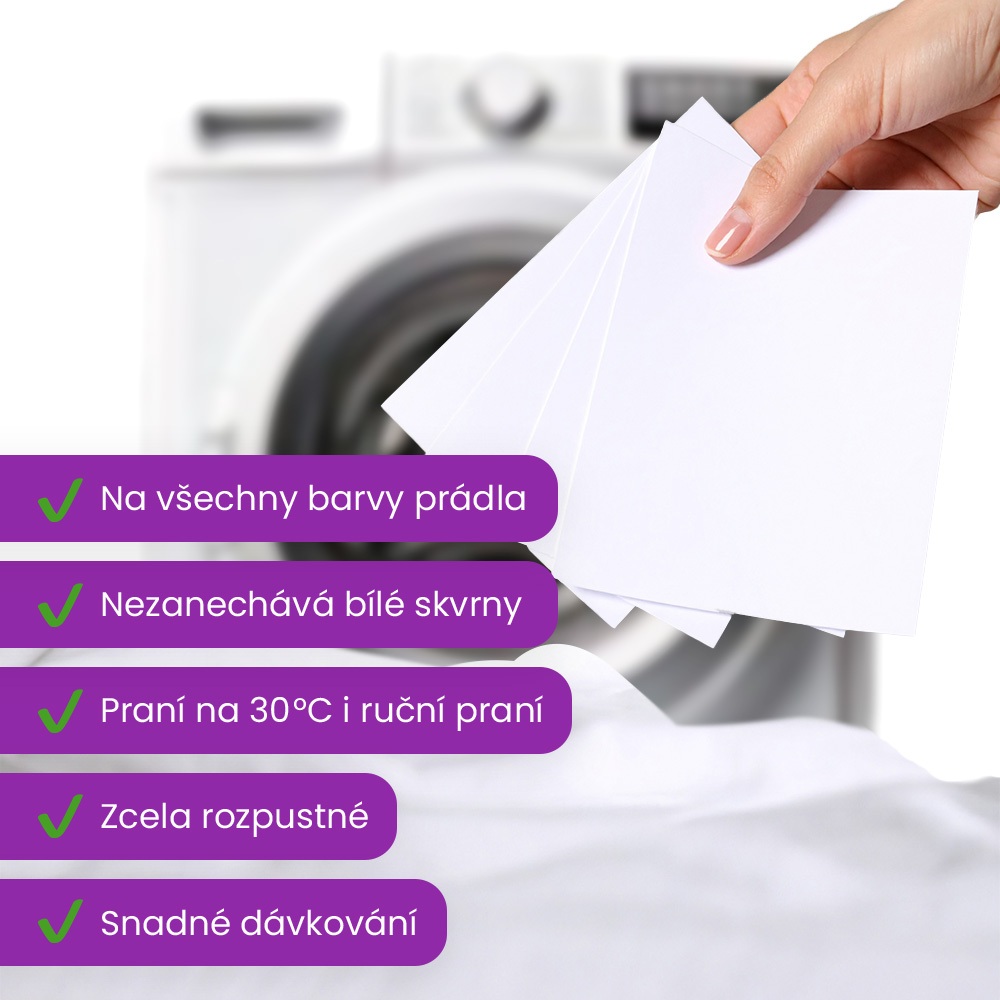 Vzorek pracího papírku – Cotton Fresh, 1 praní