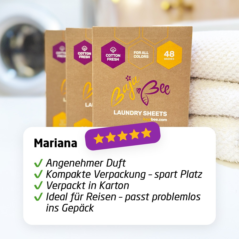 Probe Waschstreifen – Cotton Fresh, 1 Wäsche