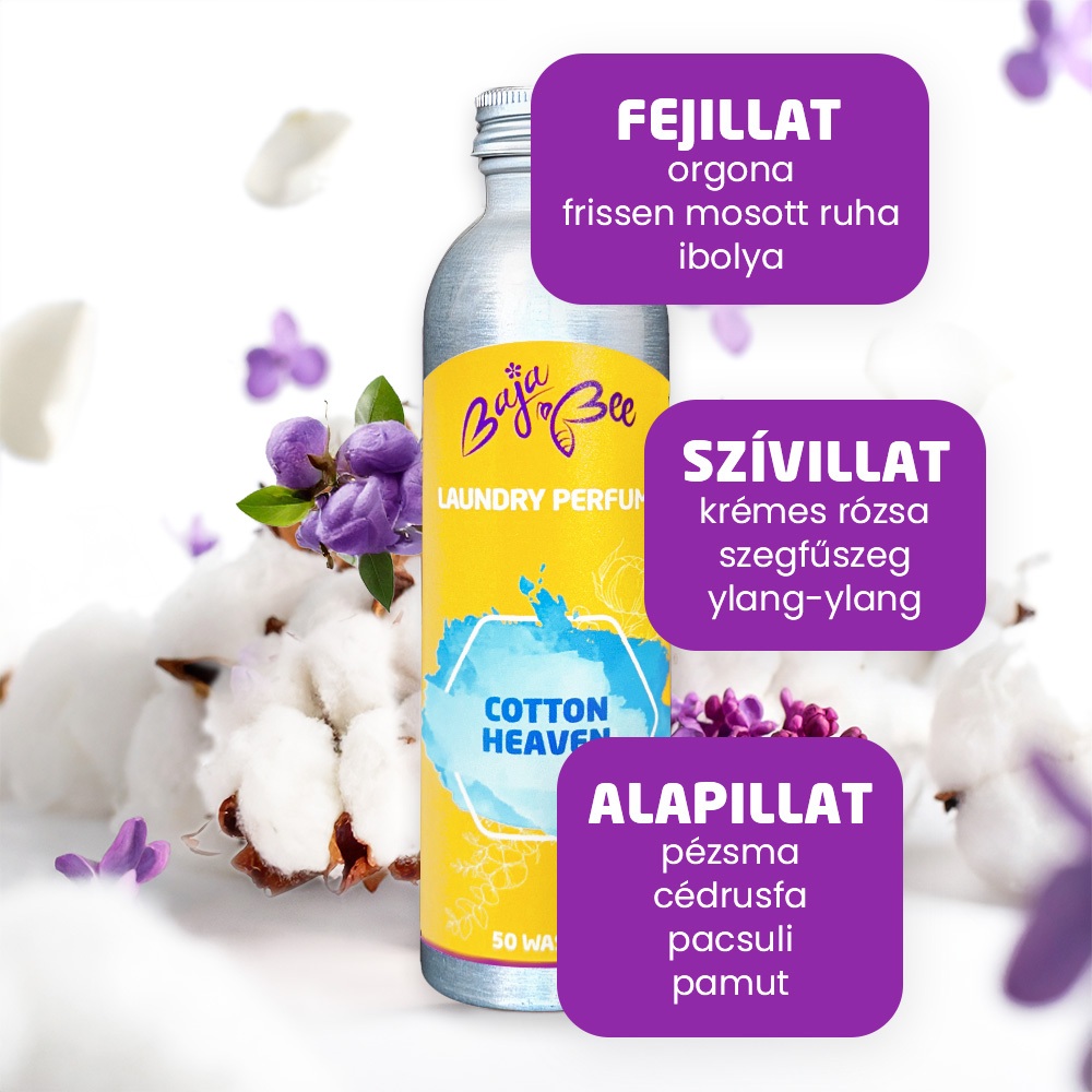 Mosóparfüm - Cotton Heaven, 250 ml, 50 mosásra