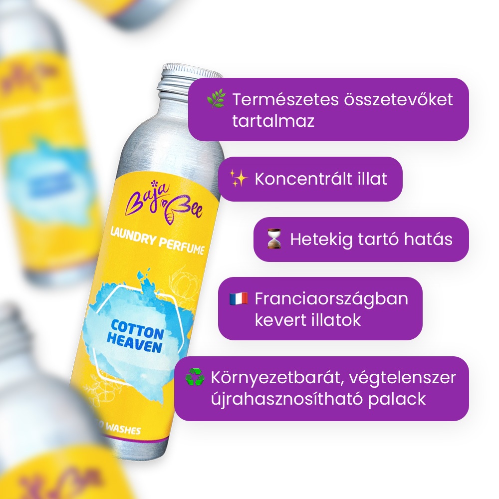 Mosóparfüm - Cotton Heaven, 250 ml, 50 mosásra