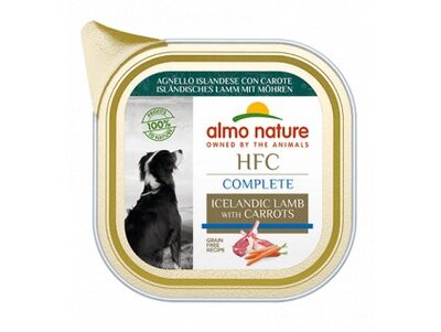 Almo Nature HFC dog islandské jahňacie s karotkou 85g