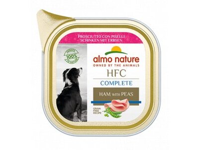 Almo Nature HFC psí šunka s hráškem 85g