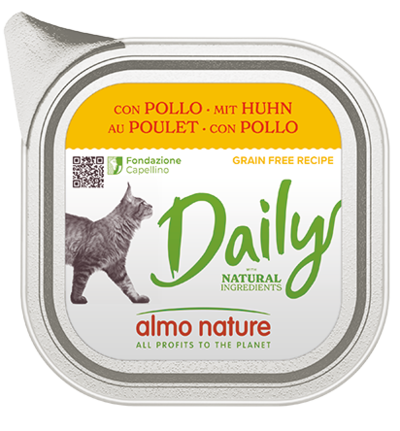 Almo Nature Daily cat vanička kura 100g