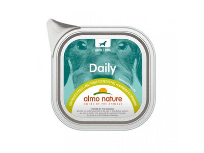 Almo Nature Daily dog kuracie s hráškom