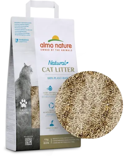 Almo Nature stelivo pro kočky, hrudkující, veľká zrnitost 4,0 kg