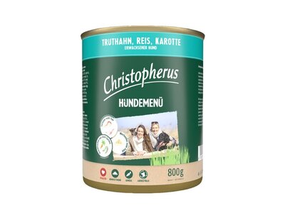 Christopherus Hundemenu pes krůtí, rýže a mrkev