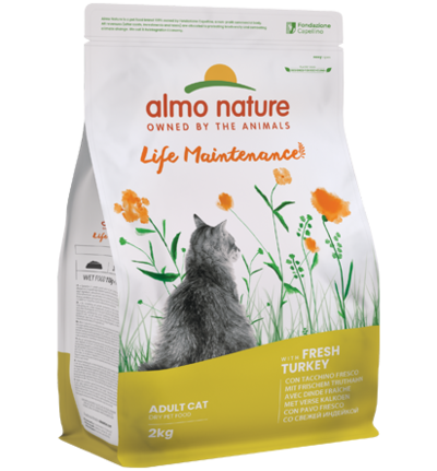 Almo Nature HOLISTIC cat adult čerstvé morčacie
