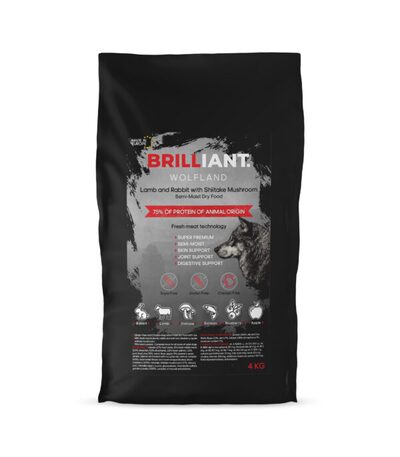 Brilliant Wolfland - Lamb & Rabbit 4kg
