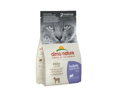 Almo Nature HOLISTIC pro dospělé kočky pomoc při trávení Jehněčí maso