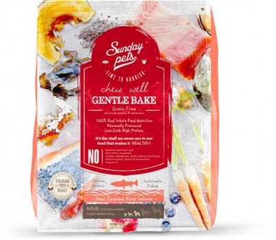 SUNDAYPETS Gentle Bake Salmon Adult Small/Medium, 1.3kg
