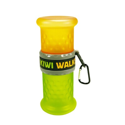KIWI WALKER Cestovná fľaša 2in1, oranžovo-zelená