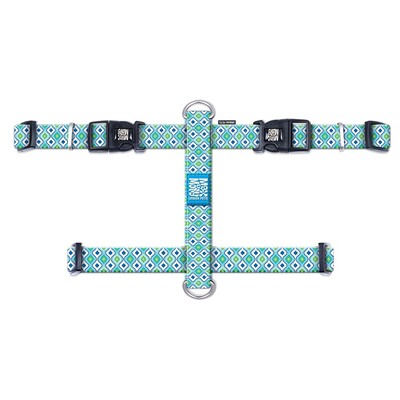 Retro Blue – Postroj pre psov v tvare “H”