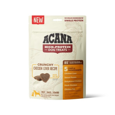 ACANA High-Protein kuracie pamlsky Crunchy Chicken liver 100g