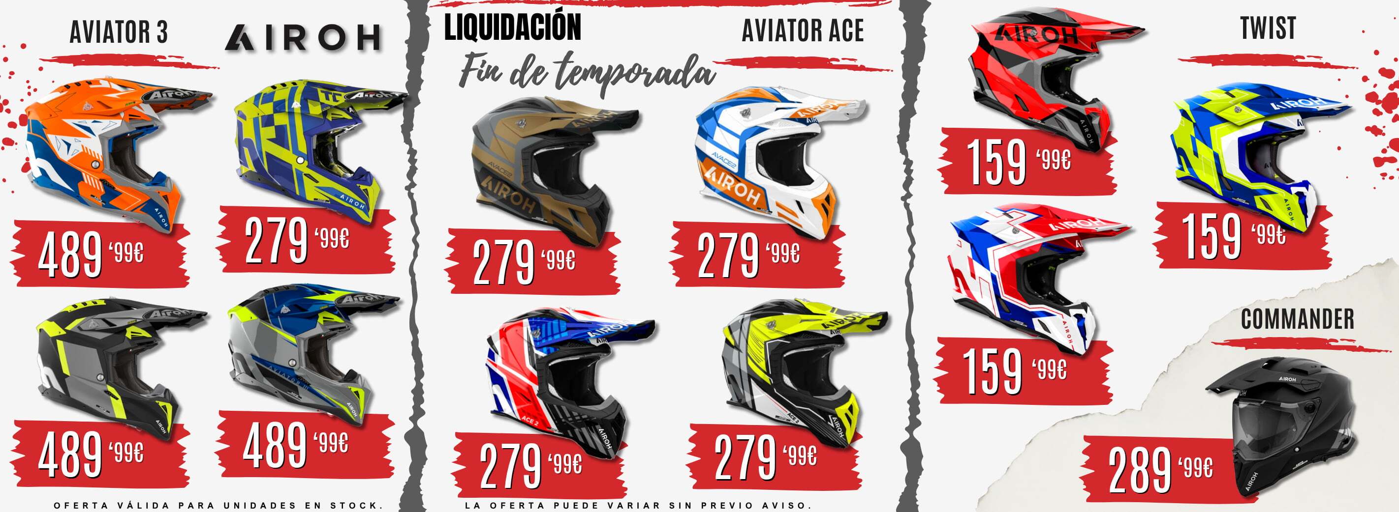 Ofertas en cascos Airoh