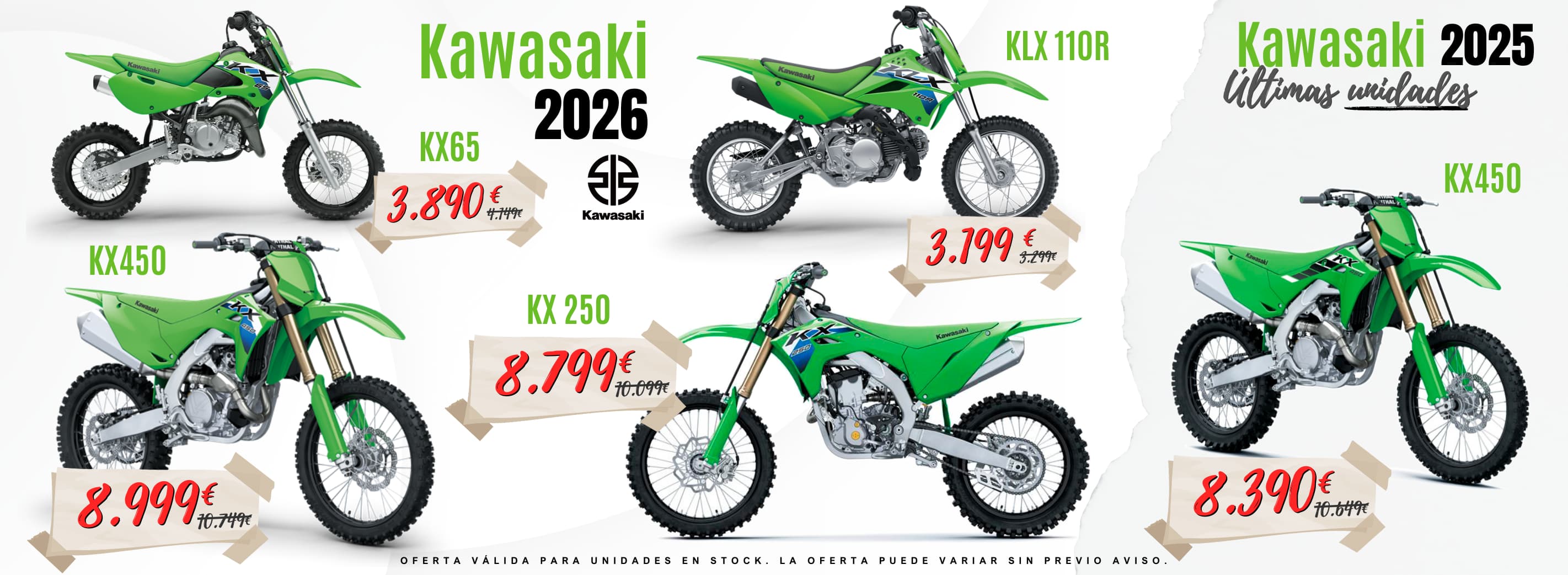 Motos Kawasaki 2026