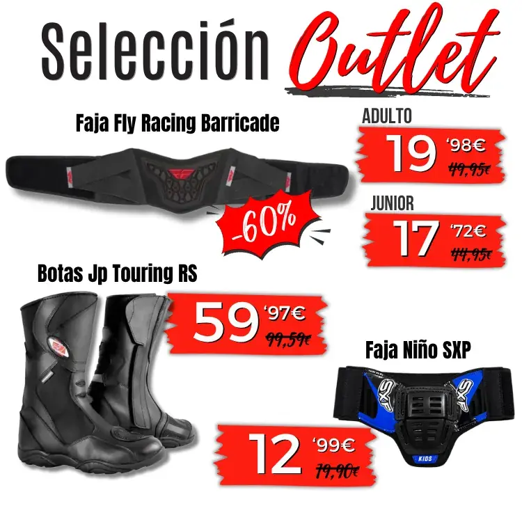 Ofertas Outlet, seleccion chaquetas, botas, gafas...