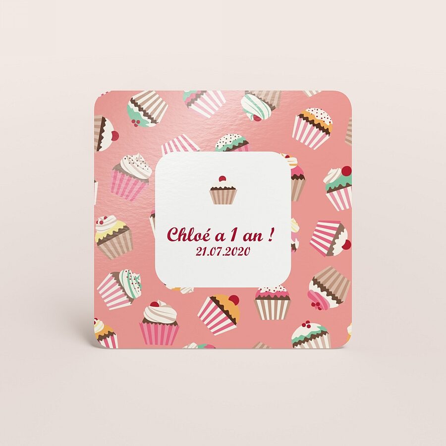 Carte D Invitation Anniversaire Enfant Cupcake Fete Tadaaz