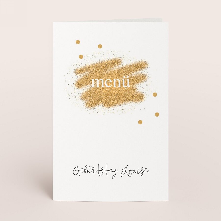 Festliche Menükarte Geburtstag Sonstige Anlässe Tadaaz